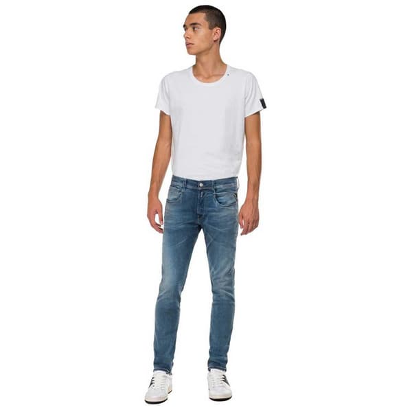 Replay Jeans M914y Anbass Blå 33 / 32 Mand