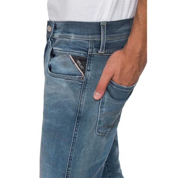 Replay Jeans M914y Anbass Blå 33 / 32 Mand