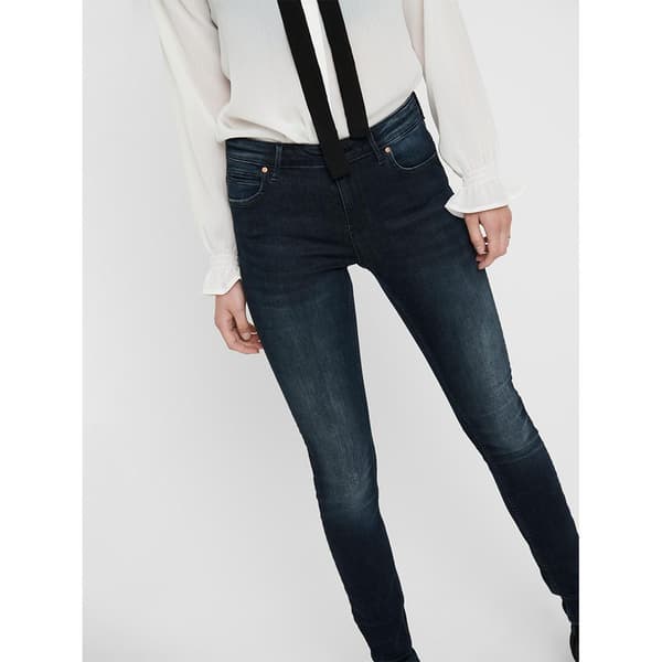 Only Jeans Kendell Life Regular Skinny Ankle Tai866 Blå 29 / 30 Kvinna