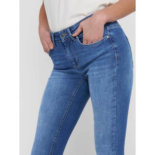 Only Jeans Blush Life Mid Waist Skinny Blå XS / 32 Kvinna