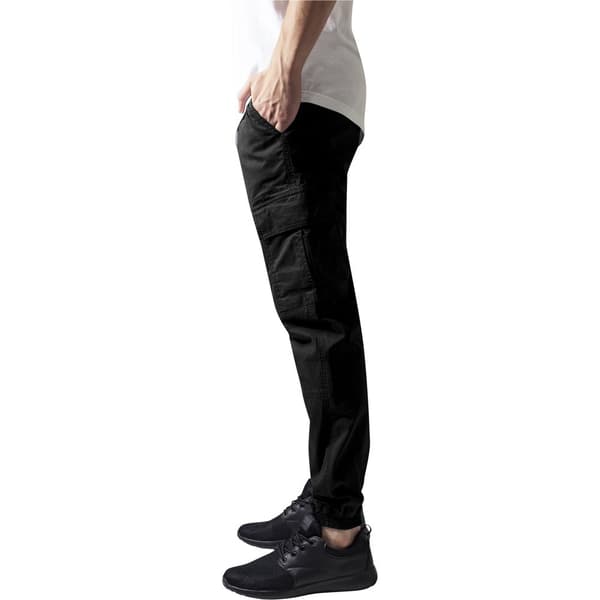 Urban Classics Cargo Twill Bukser Washed Sort 34 Mand