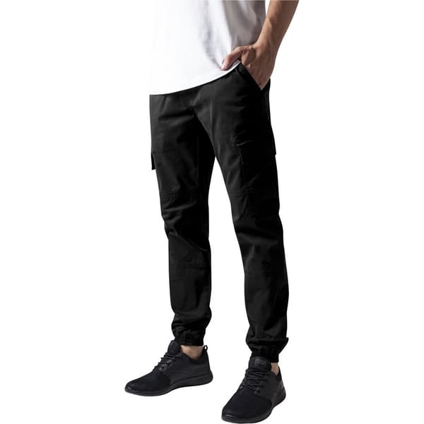 Urban Classics Cargo Twill Bukser Washed Sort 34 Mand