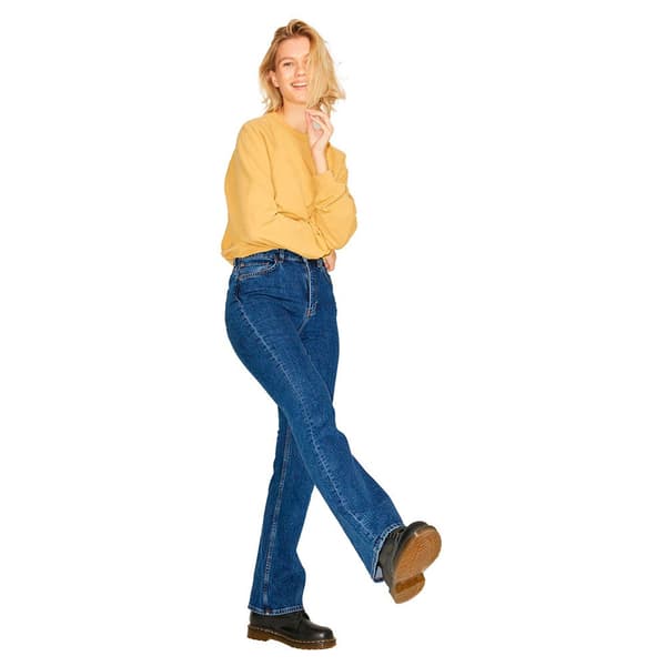 Jack & Jones Korkeavyötäröiset Farkut Turin Bootcut Sininen 27 / 34 Nainen