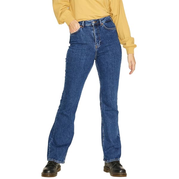 Jack & Jones Korkeavyötäröiset Farkut Turin Bootcut Sininen 27 / 34 Nainen
