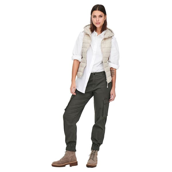 Only Cargobukser Med Mellemtalje Betsy Alva Ankle Brun 36 / 32 Kvinde