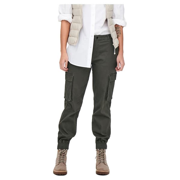 Only Cargobukser Med Mellemtalje Betsy Alva Ankle Brun 36 / 32 Kvinde
