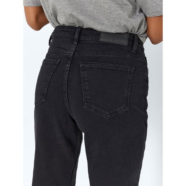 Noisy May Jeans Med Hög Midja Moni Straight Fit Svart 27 / 34 Kvinna