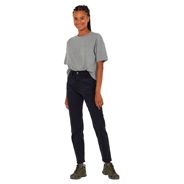 Noisy May Jeans Med Hög Midja Moni Straight Fit Svart 27 / 34 Kvinna