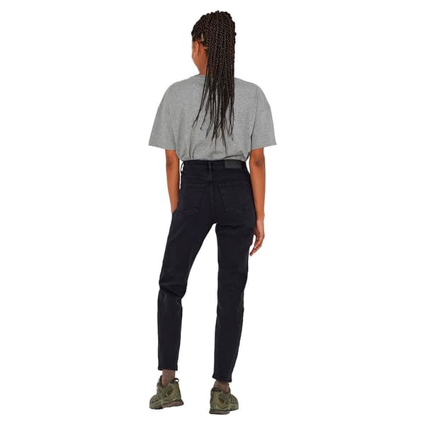 Noisy May Jeans Med Hög Midja Moni Straight Fit Svart 27 / 34 Kvinna