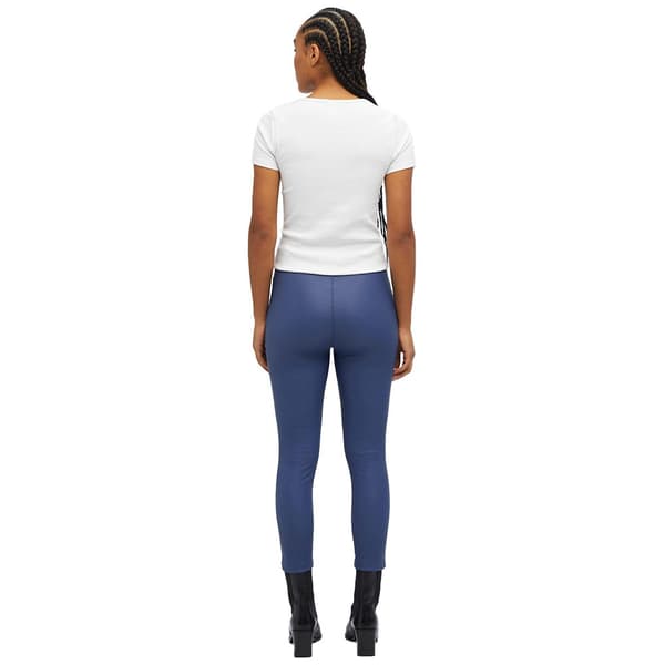 Object Leggings Med Mellemtaljebelægning Belle Blå 38 Kvinde