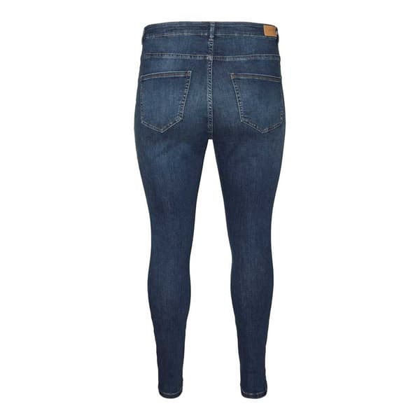 Vero Moda Curve Jeans Med Hög Midja Phia Skinny Fit Gu3113 Blå 46 / 32 Kvinna