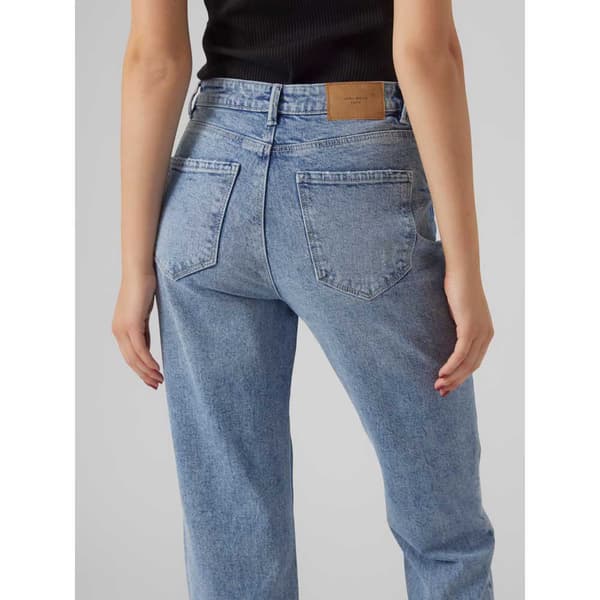 Vero Moda Jeans Med Høj Talje Linda Mom Fit Gu3184 Blå 27 / 30 Kvinde