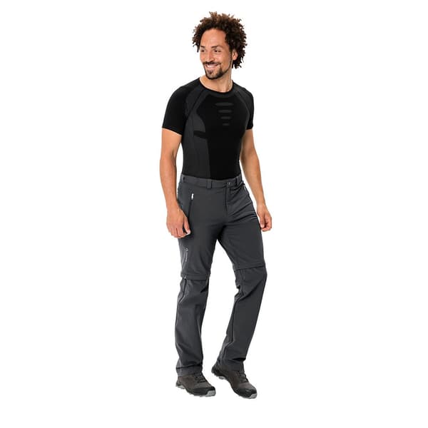 Vaude Byxor Farley Stretch T-zip Iii Svart 58 / Short Man