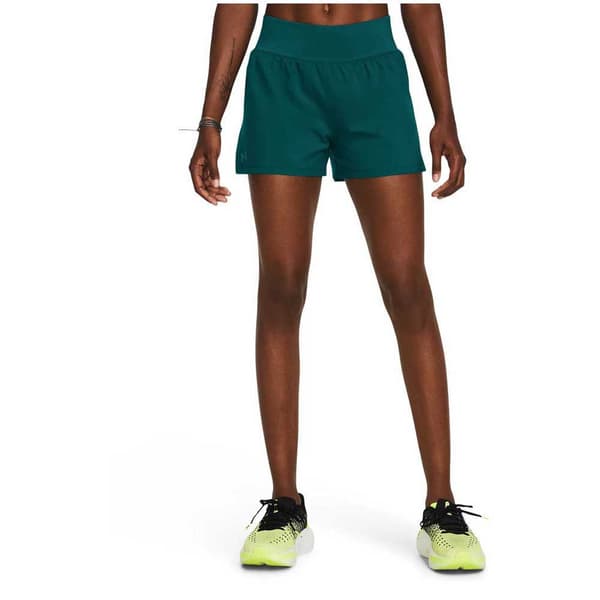 Under Armour Shorts Run Stamina 3 Grönt S Kvinna