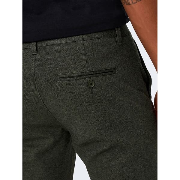 Only & Sons Bukser Mark Tap Herringbone 2911 Sort 32 / 34 Mand