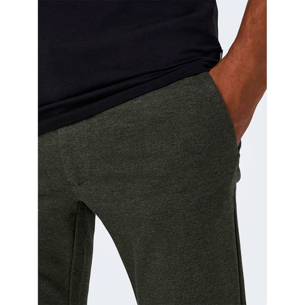 Only & Sons Bukser Mark Tap Herringbone 2911 Sort 32 / 34 Mand