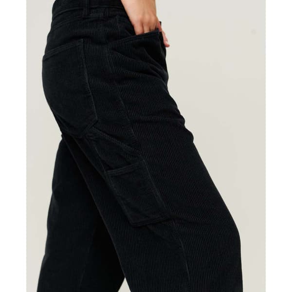 Superdry Bukser Cord Carpenter Sort 32 / 32 Kvinde