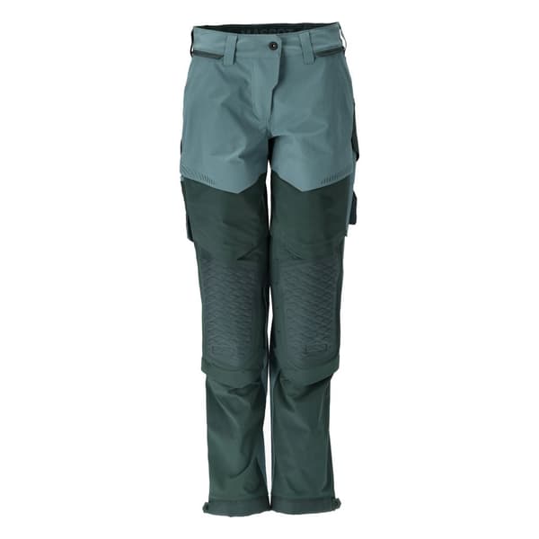 Mascot Stora Byxor Med Knäskyddsfickor Customized 22278 Grönt 54 / 30