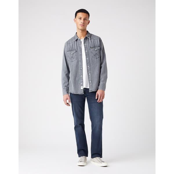 Wrangler Lång Jean Greensboro Blå 33 / 34 Man