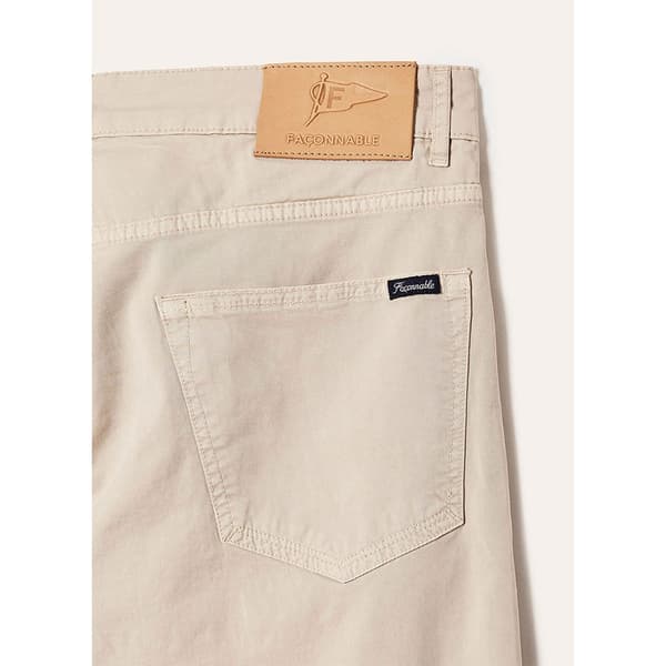 FaÇonnable Byxor F10 5 Pocket Gd Light Gab Stretch Beige 36 Man