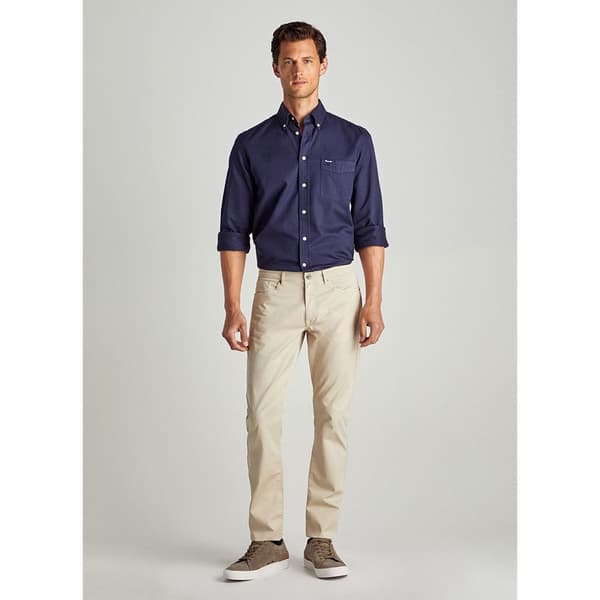 FaÇonnable Byxor F10 5 Pocket Gd Light Gab Stretch Beige 36 Man