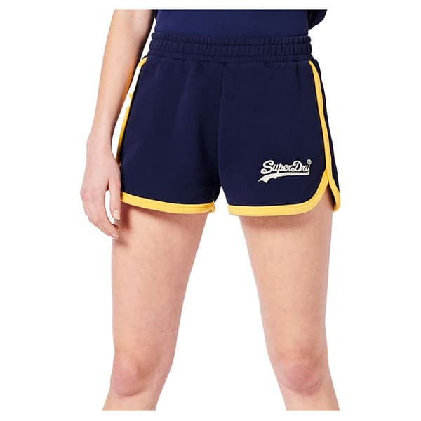 Superdry Shortsit Vintage Vl College Sininen L Nainen