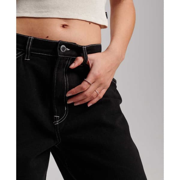 Superdry Jeans Contrast Carpenter Sort 28 / 32 Kvinde