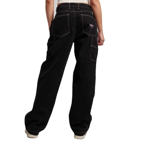 Superdry Jeans Contrast Carpenter Sort 28 / 32 Kvinde