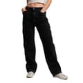 Miniatyrbillede 1 af 4: Superdry Jeans Contrast Carpenter Sort 28 / 32 Kvinde