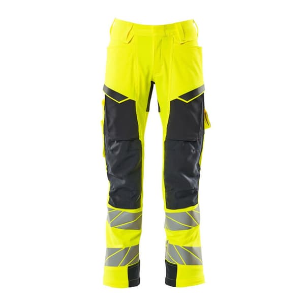 Mascot Stora Byxor Med Knäskyddsfickor Accelerate Safe 19079 Gul 51 / 30