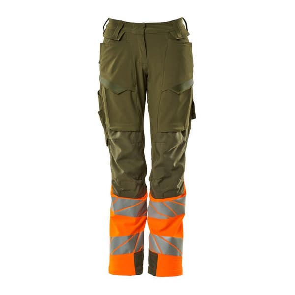 Mascot Stora Byxor Med Knäskyddsfickor Accelerate Safe 19178 Grönt 38 / 32