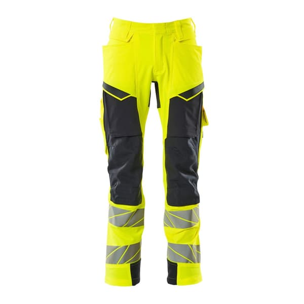 Mascot Stora Byxor Med Knäskyddsfickor Accelerate Safe 19279 Gul 54 / 30