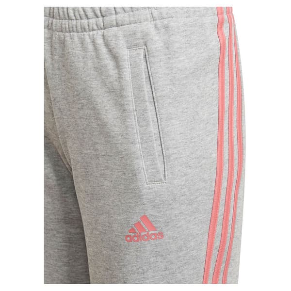 Adidas Lange Bukser 3-stripes Tapered Leg Grå 9-10 Years