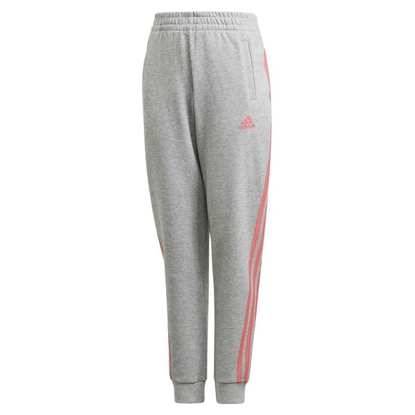 Adidas Lange Bukser 3-stripes Tapered Leg Grå 9-10 Years