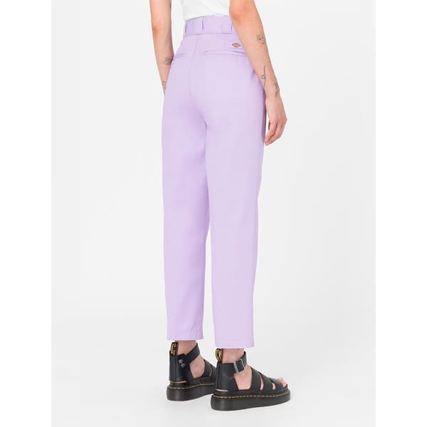 Dickies Byxor Phoenix Cropped Lila 30 Kvinna