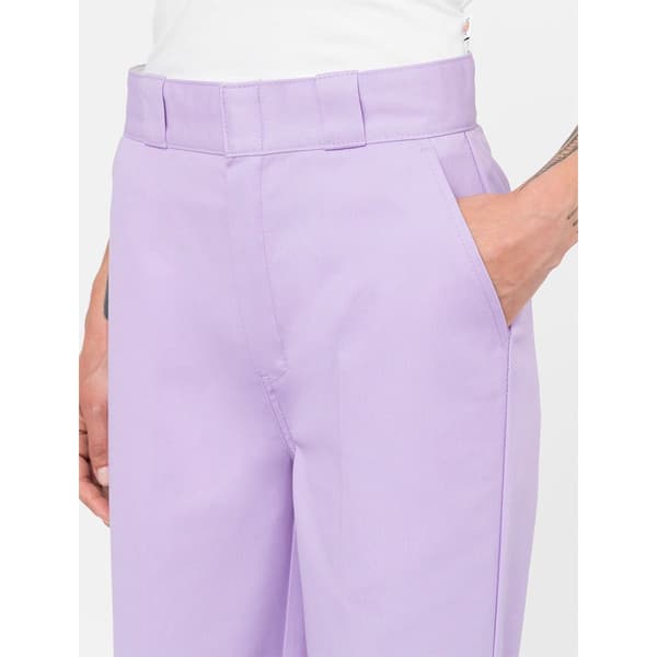 Dickies Byxor Phoenix Cropped Lila 30 Kvinna