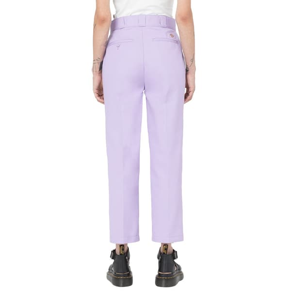 Dickies Byxor Phoenix Cropped Lila 29 Kvinna