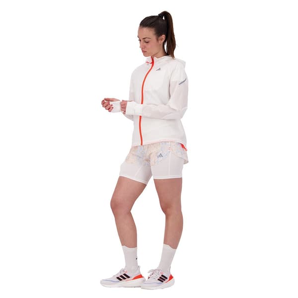 Adidas Shorts Fast 2 In 1 Aop Hvid XL Kvinde