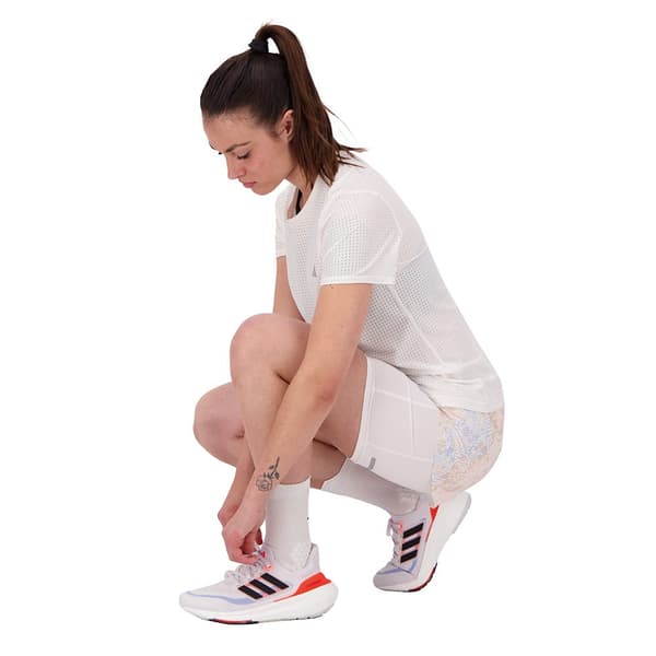 Adidas Shorts Fast 2 In 1 Aop Hvid XL Kvinde