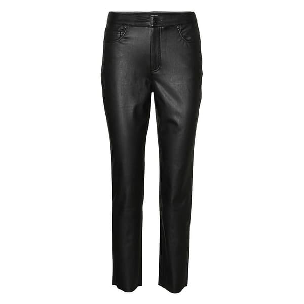 Vero Moda Bukser Med Høj Talje Brenda Straight Fit Sort 29 / 30 Kvinde