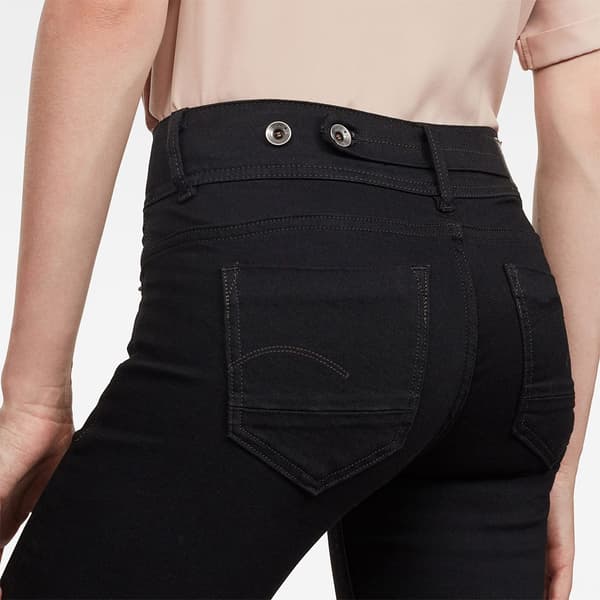 G-star Jeans Midge Mid Waist Bootcut Svart 24 / 30 Kvinna