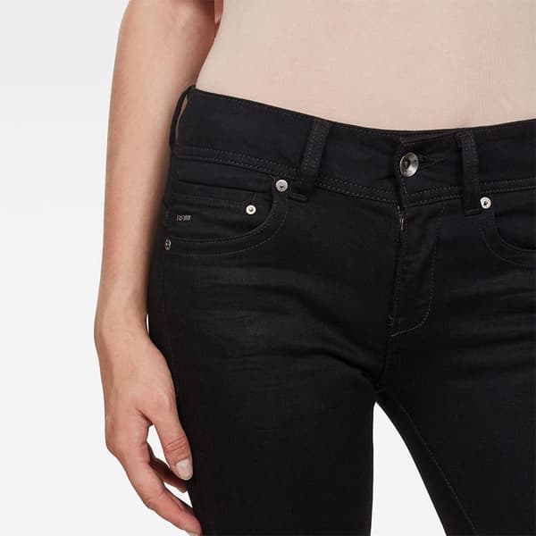G-star Jeans Midge Mid Waist Bootcut Svart 24 / 30 Kvinna