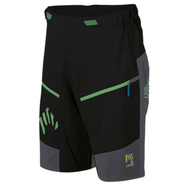 Karpos Shorts Bukser Rapid Baggy Sort,Grå XL Mand