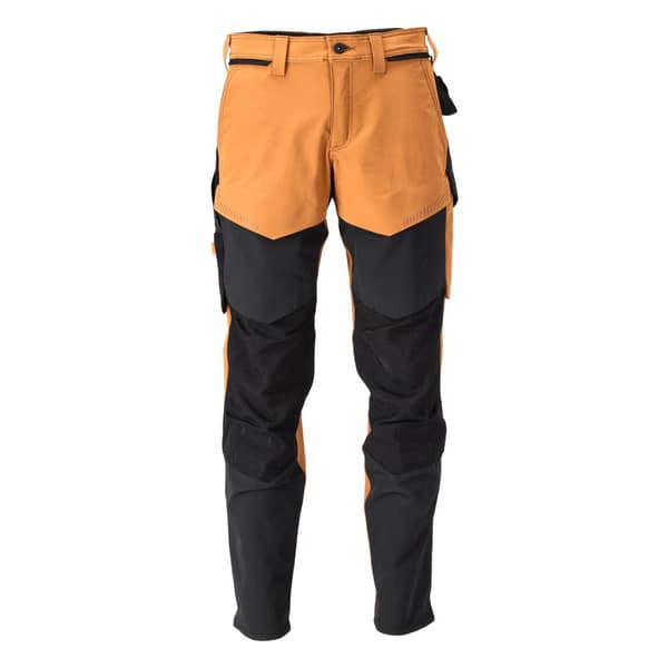 Mascot Stora Byxor Med Knäskyddsfickor Customized 22379 Brun 52 / 35