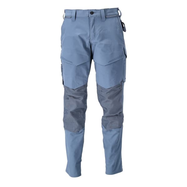 Mascot Stora Byxor Med Knäskyddsfickor Customized 22379 Blå 52 / 30