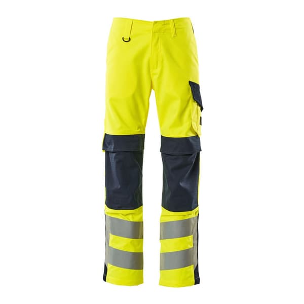 Mascot Stora Byxor Med Knäskyddsfickor Multisafe 13879 Gul 62 / 35