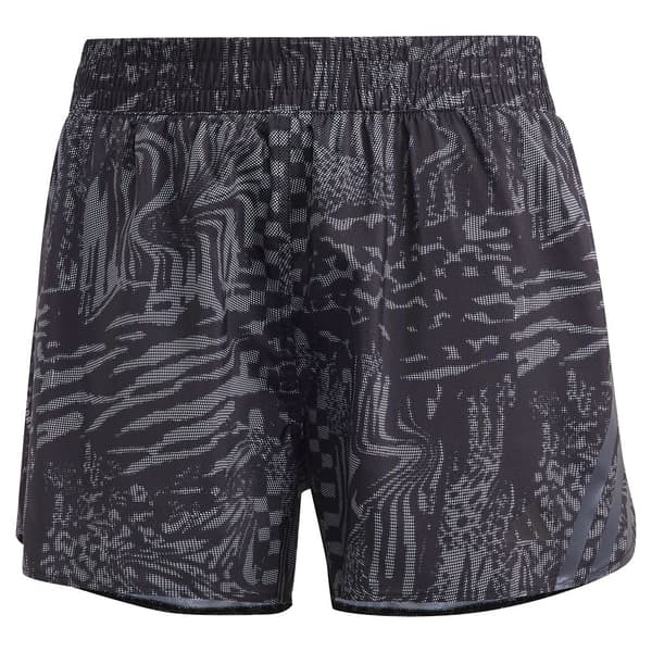 Adidas Shorts 3 Stripes Aop 2´´ Grå XS Kvinna