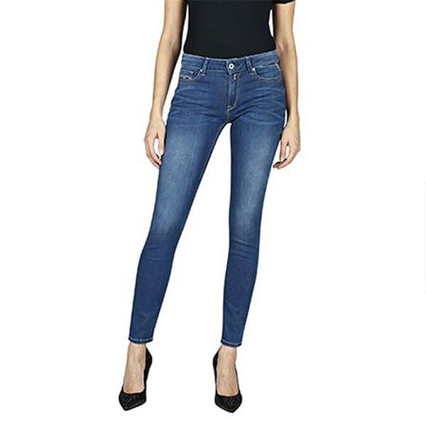 Replay Jeans New Luz Blå 27 / 28 Kvinna
