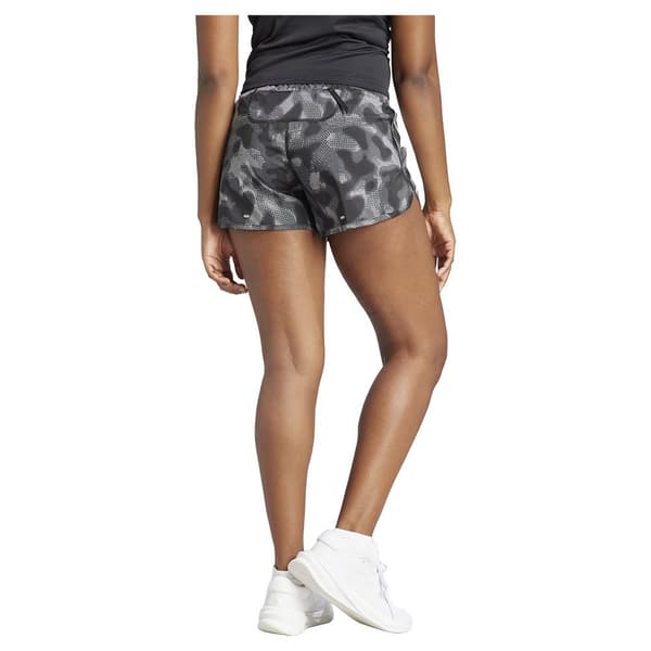 Adidas Shorts Own The Run Excite Aop 4´´ Svart XL Kvinna