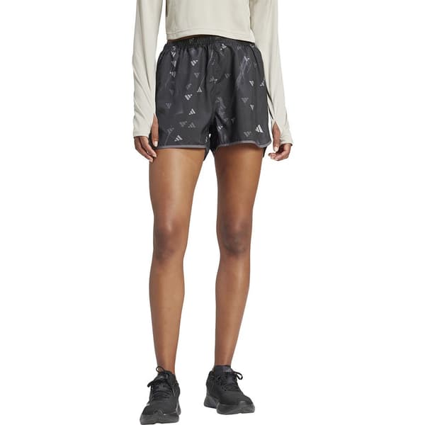 Adidas Shorts Run It Bl 3´´ Grå XL Kvinna
